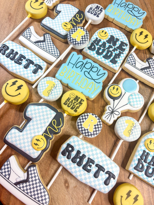 Hand-Piped/Printed Combination Sugar Cookies